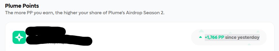 Centchua.ink 👁️ (@centchua) on Twitter photo Just earned +1,766 PP yesterday on <a href="/plumenetwork/">Plume - RWAfi Chain</a>!
DApps I’ve been jamming with:
<a href="/StargateFinance/">Stargate</a>
<a href="/RelayProtocol/">Relay</a>
<a href="/roycoprotocol/">Royco</a>
<a href="/AmbientFinance/">Ambient Finance</a>
@RoosterProtocol
<a href="/NestCredit/">Nest</a>
@WOOFi
<a href="/StratusExchange/">Stratus Exchange | Native Hybrid Dex</a>
<a href="/Ravenswap_org/">Ravenswap</a>
<a href="/izumi_Finance/">iZUMi Finance | #iZiSwap</a>
💎 Stake, swap, bridge #Plume #DeFi #Web3 Just earned +1,766 PP yesterday on <a href="/plumenetwork/">Plume - RWAfi Chain</a>!
DApps I’ve been jamming with:
<a href="/StargateFinance/">Stargate</a>
<a href="/RelayProtocol/">Relay</a>
<a href="/roycoprotocol/">Royco</a>
<a href="/AmbientFinance/">Ambient Finance</a>
@RoosterProtocol
<a href="/NestCredit/">Nest</a>
@WOOFi
<a href="/StratusExchange/">Stratus Exchange | Native Hybrid Dex</a>
<a href="/Ravenswap_org/">Ravenswap</a>
<a href="/izumi_Finance/">iZUMi Finance | #iZiSwap</a>
💎 Stake, swap, bridge #Plume #DeFi #Web3
