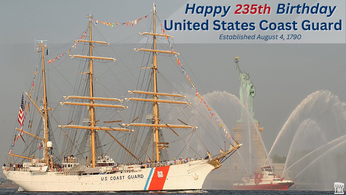 In 2025, we salute 235 years of the <a href="/USCG/">U.S. Coast Guard</a>. 

For over two centuries, they’ve protected our shores, supported commerce, and saved lives—often in the harshest conditions. 

We honor their legacy and stand with them in their vital mission.

Semper Paratus. ⚓🇺🇸

#USCG