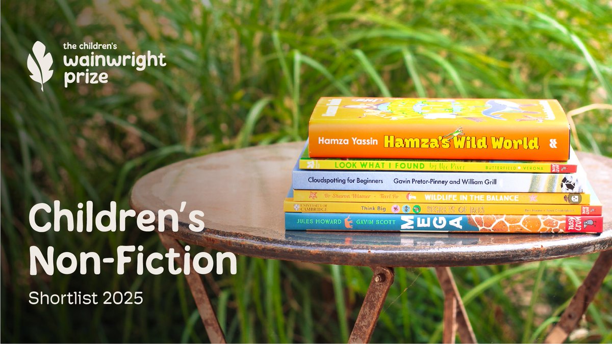 We’re thrilled to reveal the 2025 Children’s #WainwrightPrize for Non-Fiction Shortlist!✨

Brimming with facts, fun and discovery. This shortlist invites young readers to explore nature’s mysteries with curiosity and joy.

#StoriesThatConnect