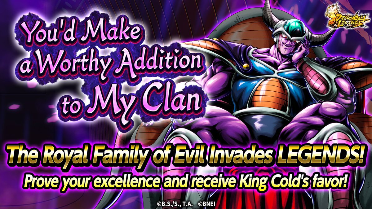 コ*屋様 8CD LEGENDS / FLAWLESS レジェンズ Dragon Ball Legends - King Cold (DBL86-01S) Voice (Japanese) - YouTube