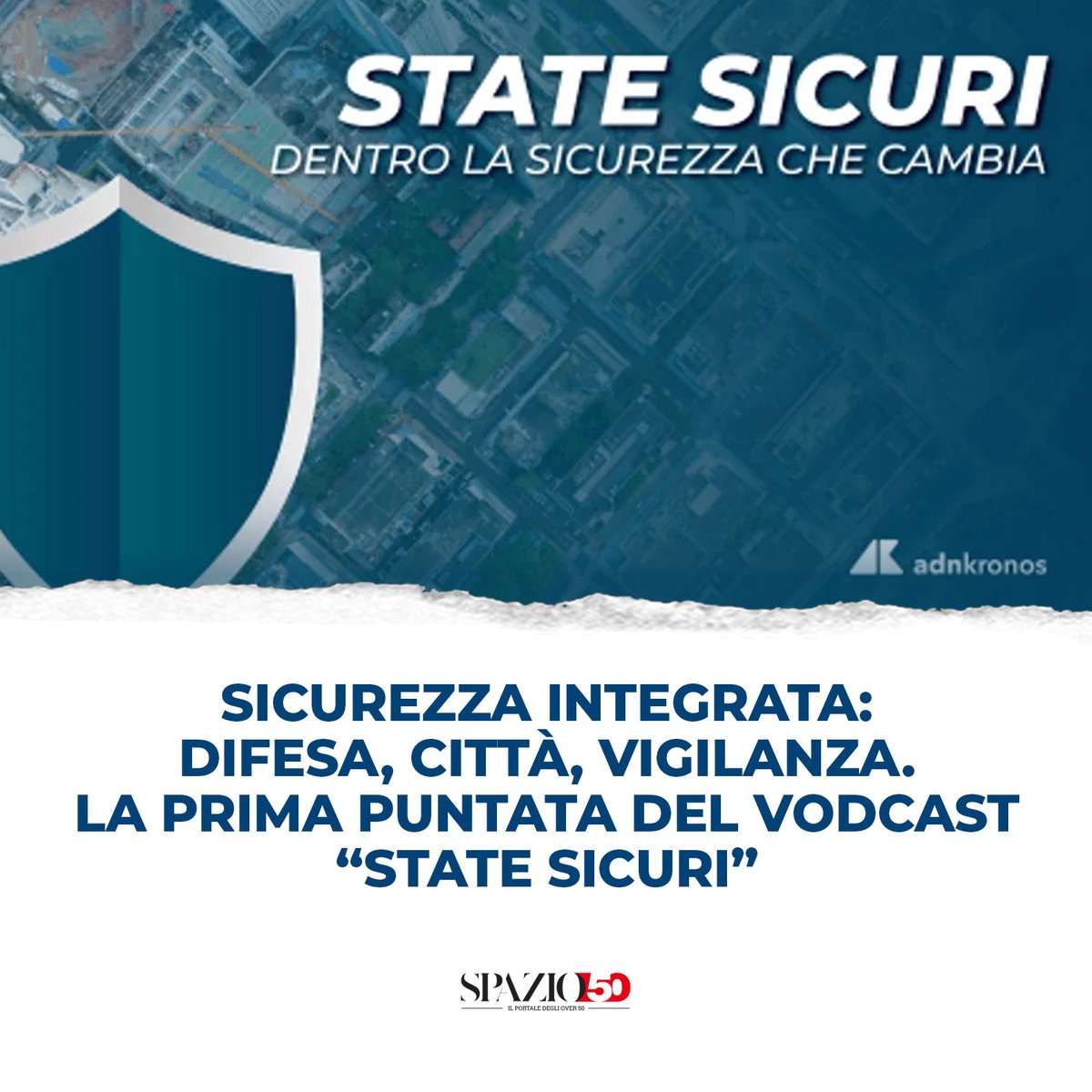 Isabella Rauti (@isabellarauti) on Twitter photo Sicurezza integrata: Difesa, cittĂ , vigilanza. La prima puntata del vodcast "State Sicuri" - #spazio50
⬇️
spazio50.org/sicurezza-inte…
#StradeSicure #17anni #StazioniSicure #Sicurezza #deterrenza #UnaForzaperilPaese #forzearmate #Alserviziodelpaese #difesa
<a href="/Palazzo_Chigi/">Palazzo_Chigi</a> Sicurezza integrata: Difesa, cittĂ , vigilanza. La prima puntata del vodcast "State Sicuri" - #spazio50
⬇️
spazio50.org/sicurezza-inte…
#StradeSicure #17anni #StazioniSicure #Sicurezza #deterrenza #UnaForzaperilPaese #forzearmate #Alserviziodelpaese #difesa
<a href="/Palazzo_Chigi/">Palazzo_Chigi</a>