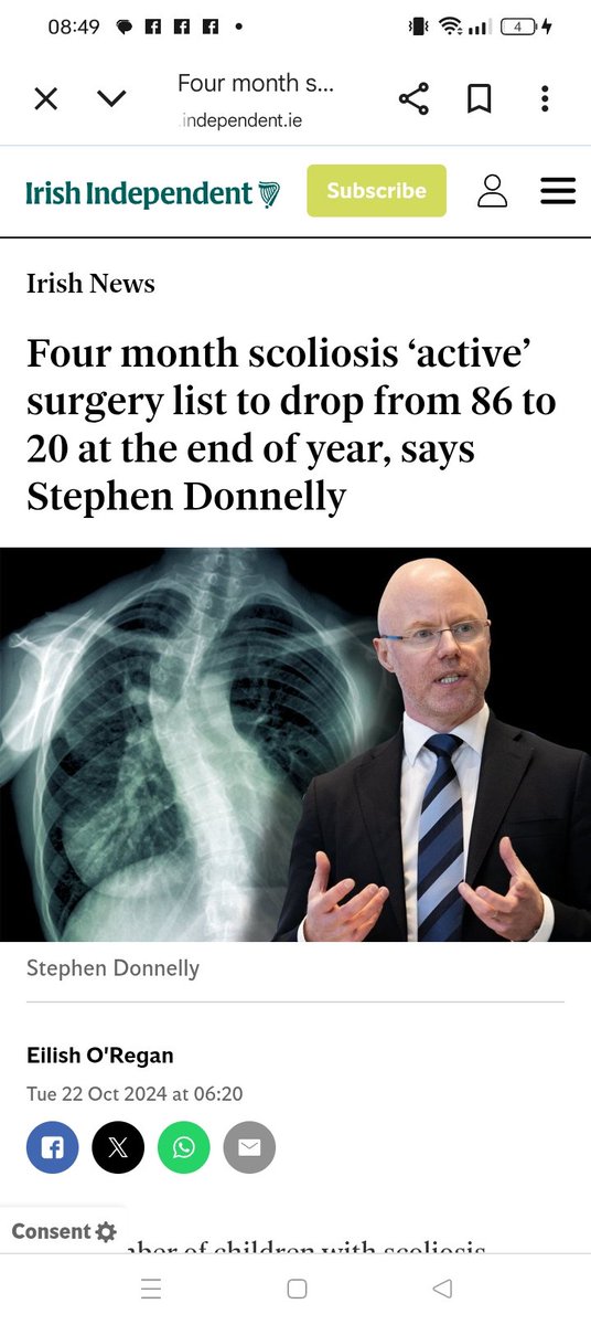 Stephen Morrison (@stephen63224725) on Twitter photo Stephen Donnelly, lied to everyone about figures before the general election, to try to save his job. He failed to listen to advocacy groups on how children with spina bifida were being treated by <a href="/CHI_Ireland/">Children's Health Ireland</a>. Harvey paid the ultimate price for the lies. #JusticeForHarvey Stephen Donnelly, lied to everyone about figures before the general election, to try to save his job. He failed to listen to advocacy groups on how children with spina bifida were being treated by <a href="/CHI_Ireland/">Children's Health Ireland</a>. Harvey paid the ultimate price for the lies. #JusticeForHarvey