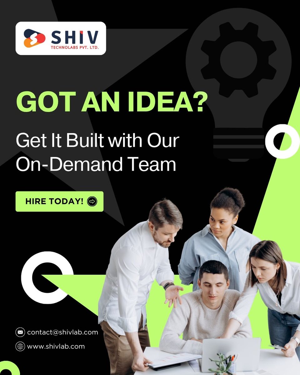 💡 𝐆𝐨𝐭 𝐚𝐧 𝐚𝐩𝐩 𝐨𝐫 𝐬𝐨𝐟𝐭𝐰𝐚𝐫𝐞 𝐢𝐝𝐞𝐚 𝐛𝐮𝐭 𝐧𝐨𝐭 𝐬𝐮𝐫𝐞 𝐰𝐡𝐞𝐫𝐞 𝐭𝐨 𝐛𝐞𝐠𝐢𝐧?

Team up with Shiv Technolabs and get it built by expert developers! ⚙️👨‍💻

🌐 𝐖𝐞𝐛𝐬𝐢𝐭𝐞: shivlab.com/on-demand-deve…

#ondemanddevelopment #shivtechnolabs #knightcoders