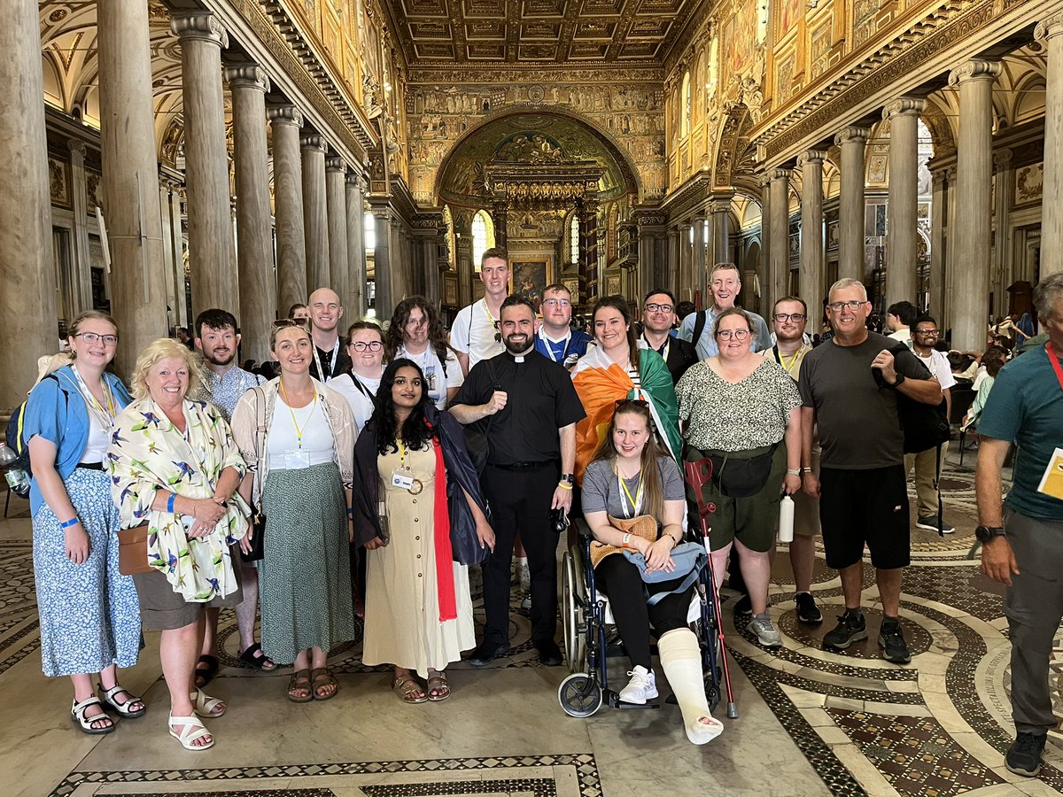 On this the Feast of the Dedication of St. Mary Major, I think back to our visit there to go through the Holy Door and pray where Pope Francis is buried, having queued in the heat for well over an hour <a href="/KandLeYouth/">KildareLeighlinYouth</a> gave extraordinary example <a href="/KANDLEi/">K&L Diocese Ireland</a> <a href="/CatholicNewsIRL/">CatholicNewsIreland</a>