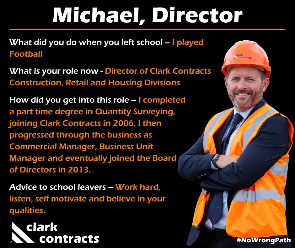 This week is #NoWrongPath Week which was developed by Developing the Young Workforce to provide inspiration and reassurance to young people receiving their exam results.

We have spoken to employees about their careers which we will be sharing over the course of the day...