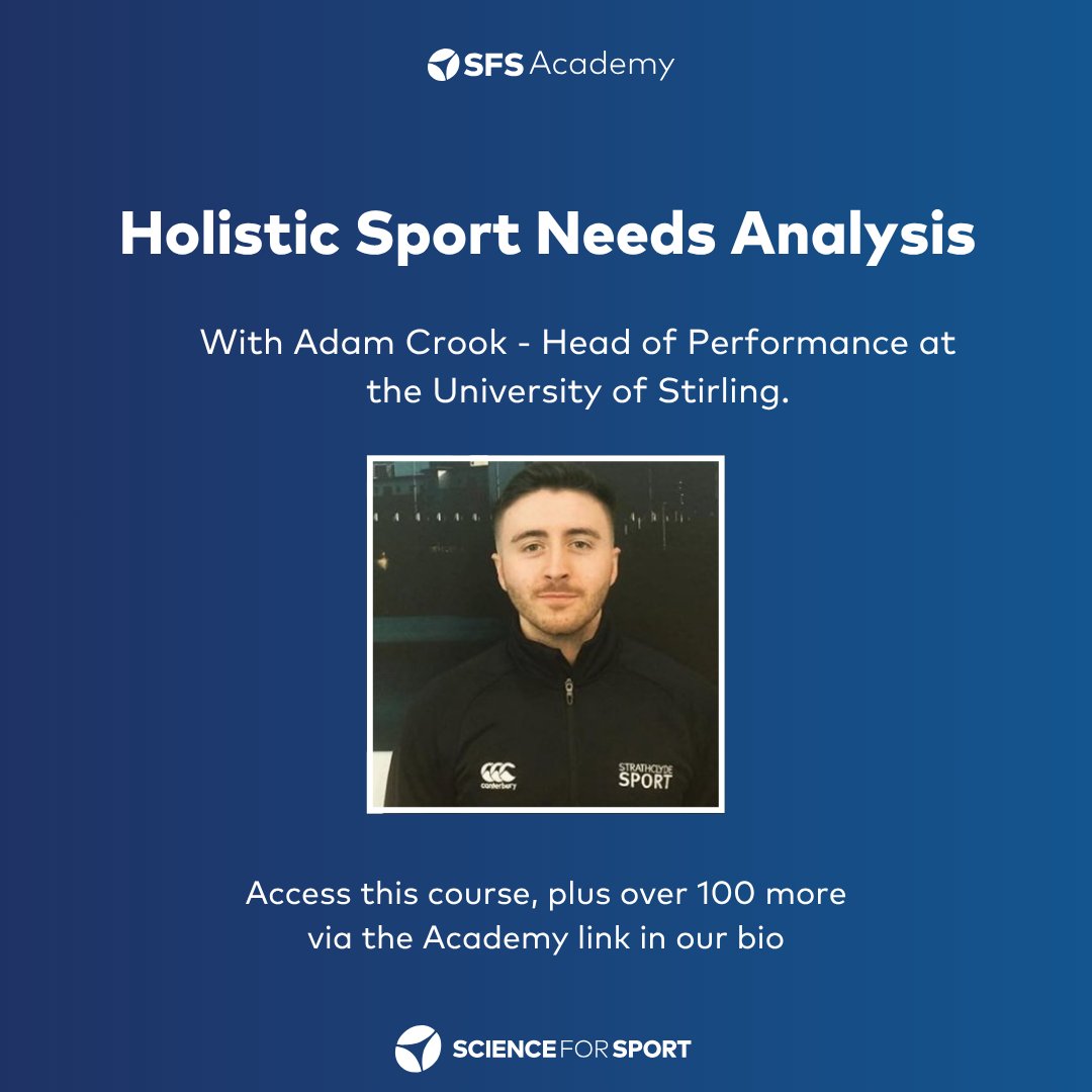 Science for Sport (@scienceforsport) on Twitter photo Historic vs. Holistic Sport Needs Analysis <a href="/adam_crook95/">Adam Crook</a>
"I think we should be pulling on the resources from the technical, physical, nutrition, behaviours and medical screens."
Click the link for Adam's course, with a free trial of our Academy π€
bit.ly/4952V1Z Historic vs. Holistic Sport Needs Analysis <a href="/adam_crook95/">Adam Crook</a>
"I think we should be pulling on the resources from the technical, physical, nutrition, behaviours and medical screens."
Click the link for Adam's course, with a free trial of our Academy π€
bit.ly/4952V1Z