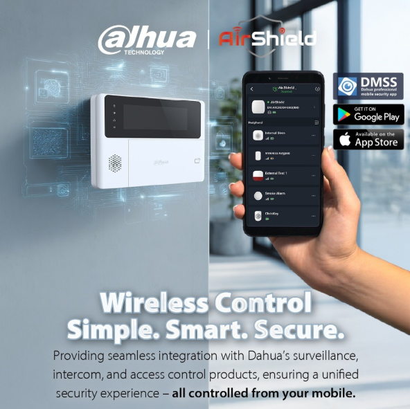 ViosecSystems's tweet photo. Wireless Control: Simple. Smart. Secure. 🔒

#Dahua #AirShield offers effortless security for homes &amp; businesses. Unified system, all controlled from your mobile! 📱✨

Want to find out more?

📞 0161 639 1234
📧 sales@viosecsystems.com

#cctv #security #securitydistributor https://t.co/4Ikm9SyFjo