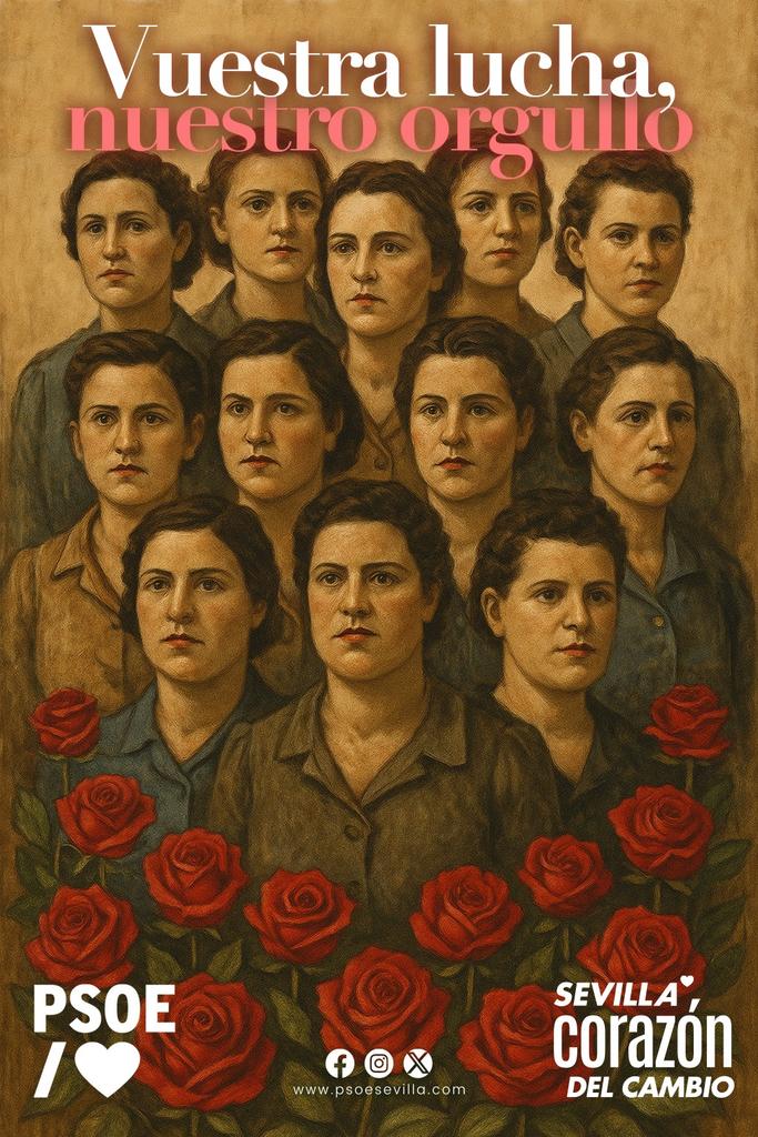 Las Trece Rosas, fusiladas el 5 de agosto de 1939, cometieron un único delito: luchar por la libertad

💪Vuestra lucha, nuestro orgullo

🌹Ana
🌹Carmen
🌹 Martina
🌹 Blanca
🌹 Pilar
🌹 Julia
🌹 Adelina
🌹 Elena
🌹 Virtudes
🌹 Joaquina
🌹 Dionisia
🌹 Victoria
🌹 Luisa