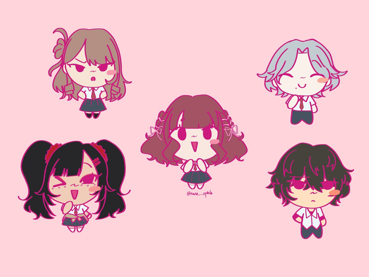 nem__ophila's tweet image. fashion club doodles