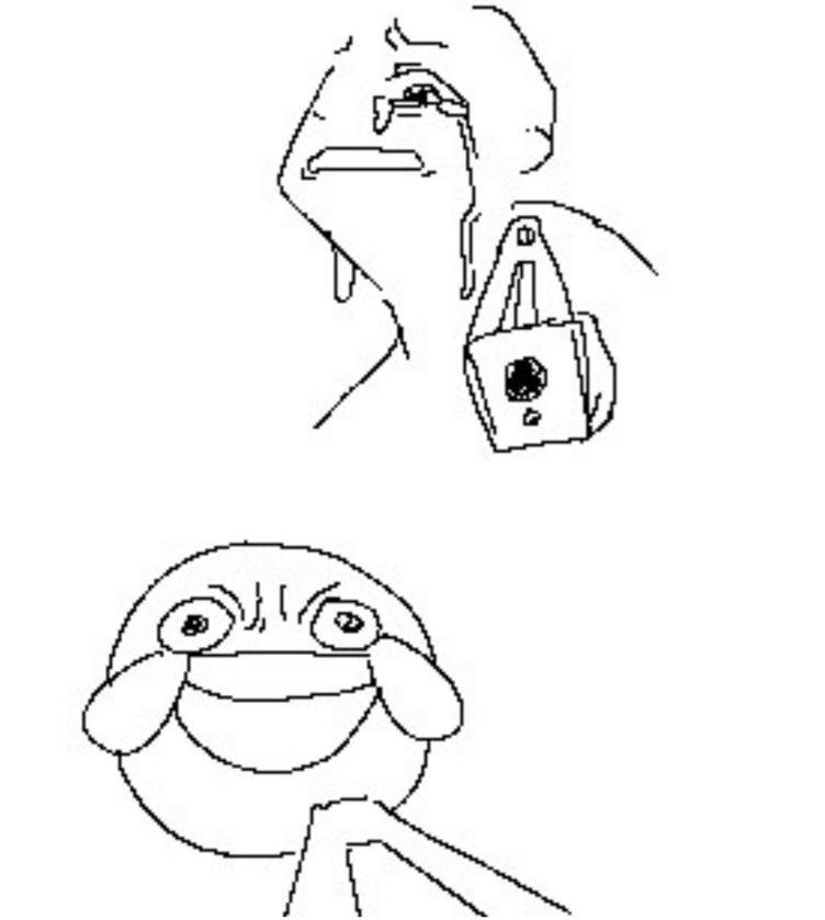 Just found out that I could just simply import my trade art then scan it in ibis instead of redrawing all of them on the app. Now my emotions are fighting each other like this: