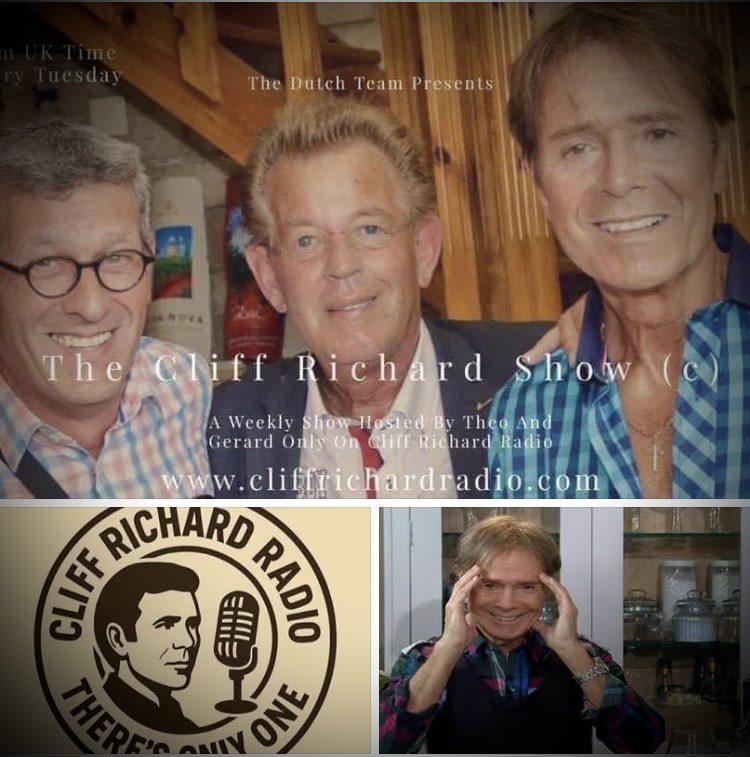 Tonight between 8:00-9:30 pm UK time, by request, a special interview with reflections that Cliff gave for a Scandinavian TV station, featuring some truly admirable reflections on his approach to life, will be broadcast on THE CLIFF RICHARD SHOW ©️ on Cliff Richard Radio.