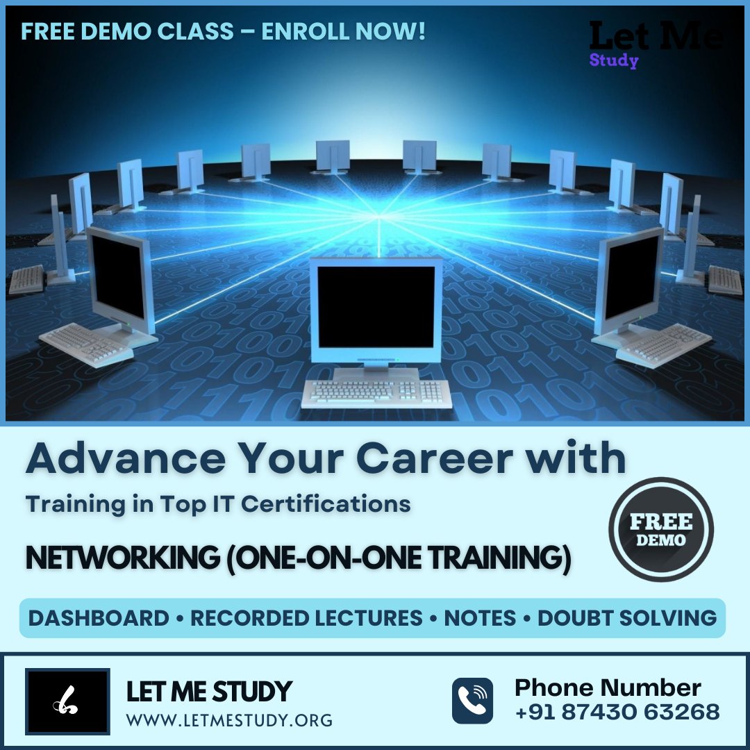 Plutter03's tweet image. 🚀 Level Up Your Networking Skills!

Dashboard • Recorded Lectures • Notes • Doubt Solving
FREE Demo Class – ENROLL NOW!

🌐 letmestudy.org
Chat Now: wa.me/918743063268

#NetworkingTraining #CCNA #CCNP #CompTIA #NetworkEngineer #LinuxPlus #ArubaNetworks #Juniper