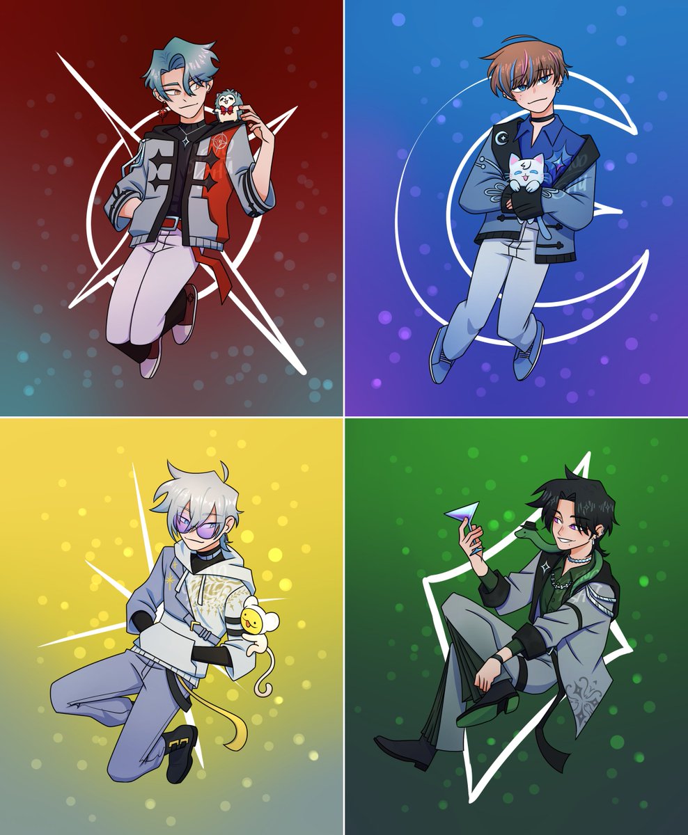 genoshuart's tweet image. Art dump for con prep but its By the Beat o/ 

Thank you to everyone who joined in on the stamp rally and was able to snag a Freo photo card hehe I hope you all enjoy!

#BTB #FreoChrome #Seiblue #Kaepix #GinjoCanvas