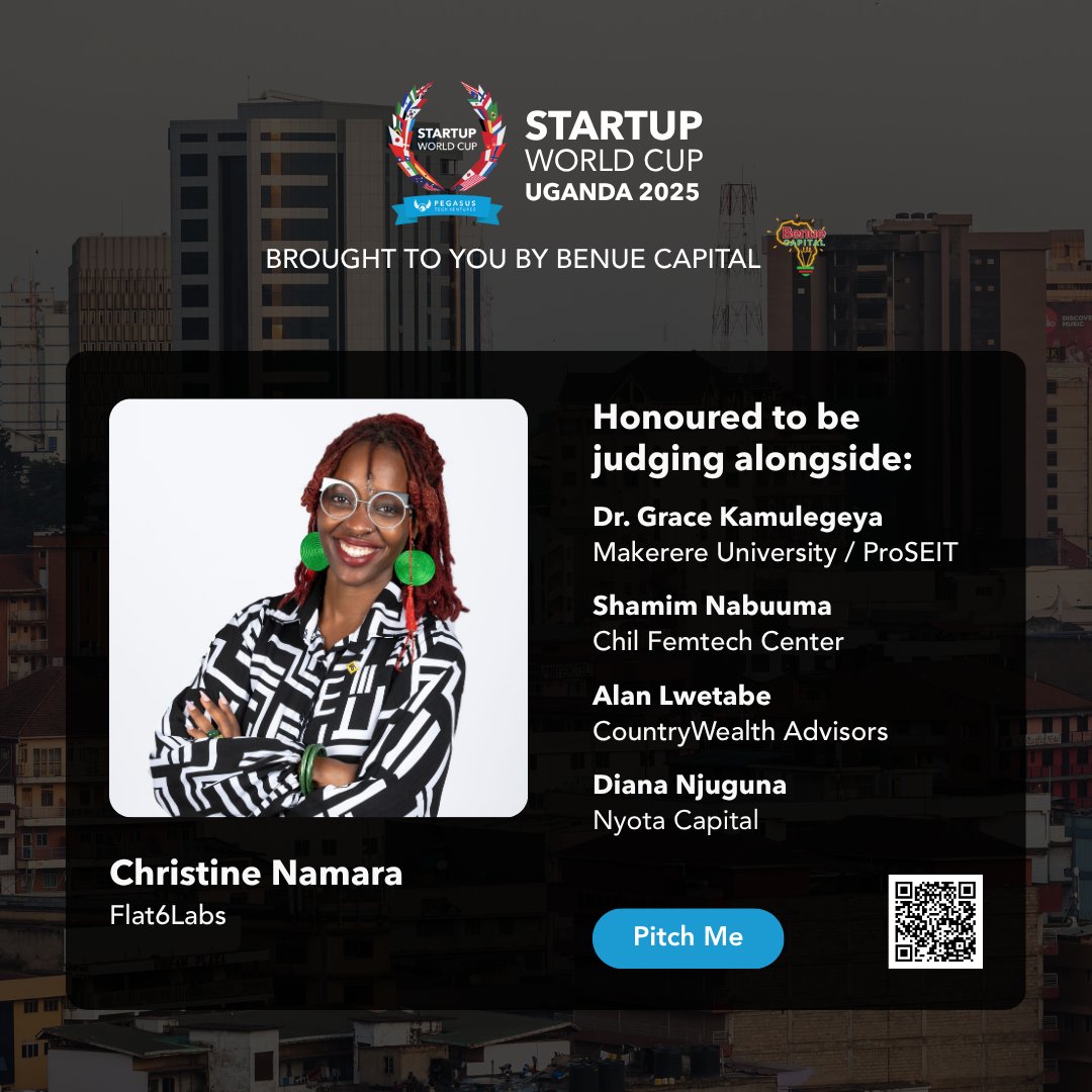 Benue Capital (@benuecapital) on Twitter photo Meet Christine Namara, <a href="/femmestartup/">Christine Namara</a> is one of the judges of the Startup World Cup Uganda Regional Finale on 30th August, 2025 at HIVE COLAB.
Christine is a true titan of the African startup and venture capital space. Let's break it down 👇 Meet Christine Namara, <a href="/femmestartup/">Christine Namara</a> is one of the judges of the Startup World Cup Uganda Regional Finale on 30th August, 2025 at HIVE COLAB.
Christine is a true titan of the African startup and venture capital space. Let's break it down 👇