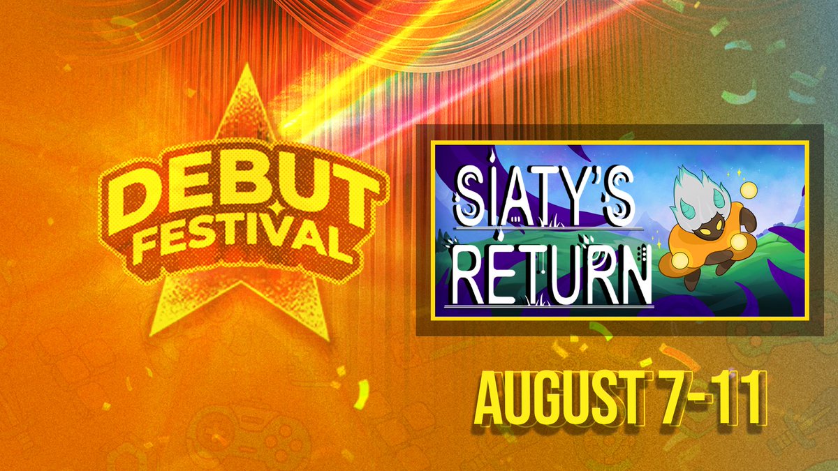Our first game Siaty's Return will be featured in the Debut Festival starting in just a few days!

If it wasn't cheap enough for you already, you can grab our little bossgame with a nice discount from August 7 until august 11

Have a nice summer!

#indiegame
