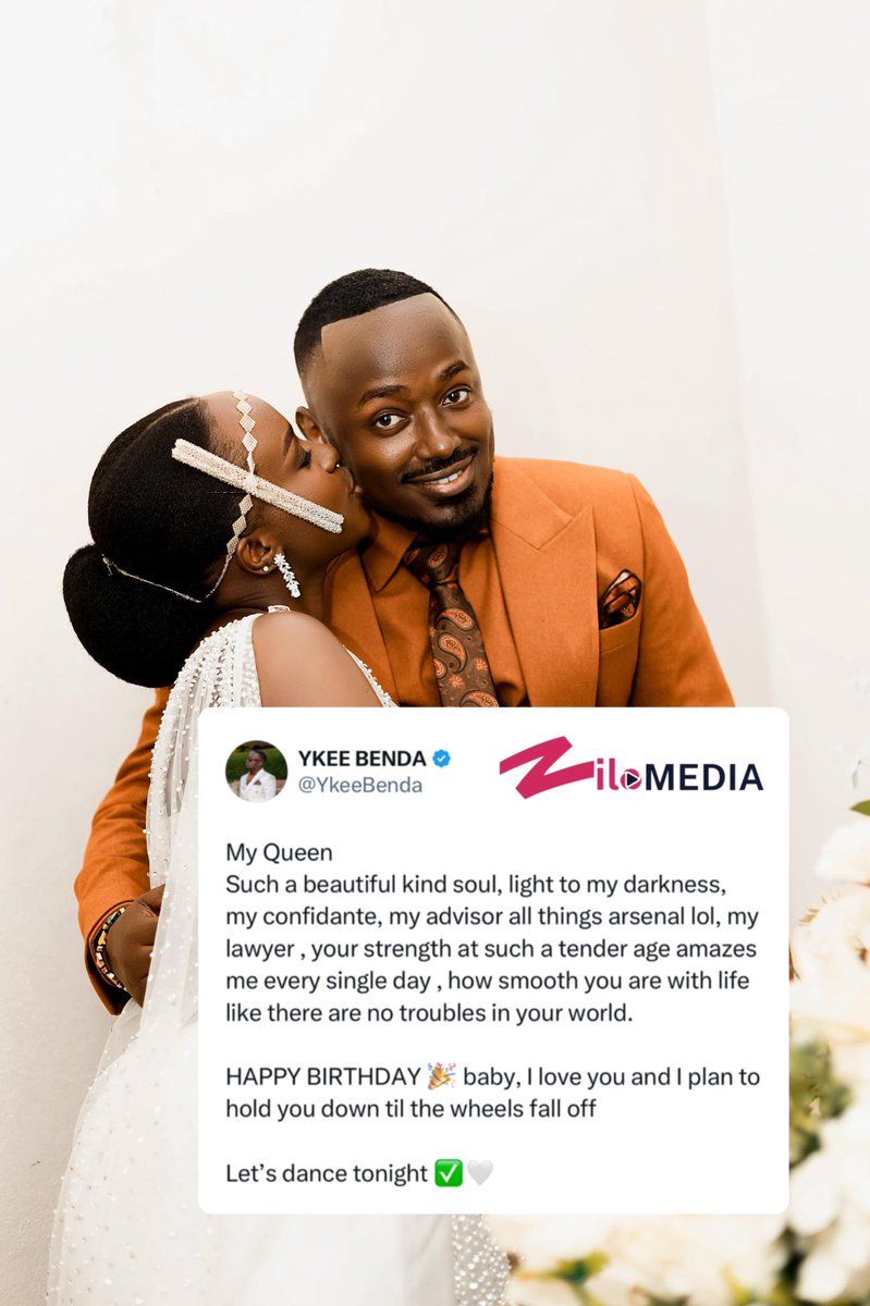 Mpaka Boss <a href="/YkeeBenda/">YKEE BENDA</a> sends heart warming birthday message to his fiancèe ❤️

Happiest Birthday counsel Emily 🍰🥂