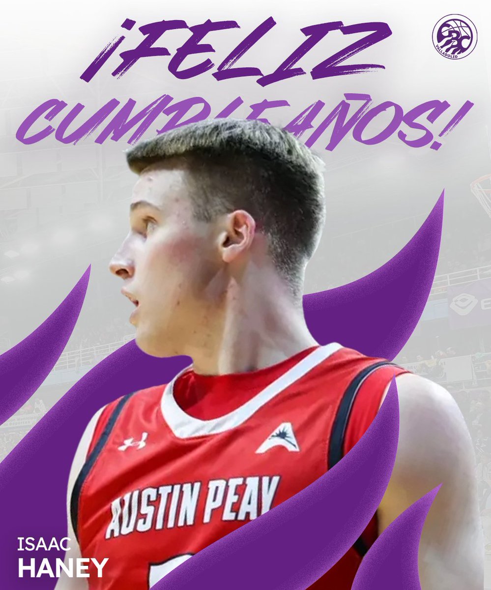 💜🥳 ¡Hoy cumple años uno de los recién llegados! ¡Hoy es el cumpleaños de Isaac Haney!

🙌 ¡Qué ganas tenemos de verte en Pisuerga! Happy birthday, <a href="/IceHaney3/">Isaac Haney</a>!

<a href="/UEMC/">UEMC</a> #PucelaBasket