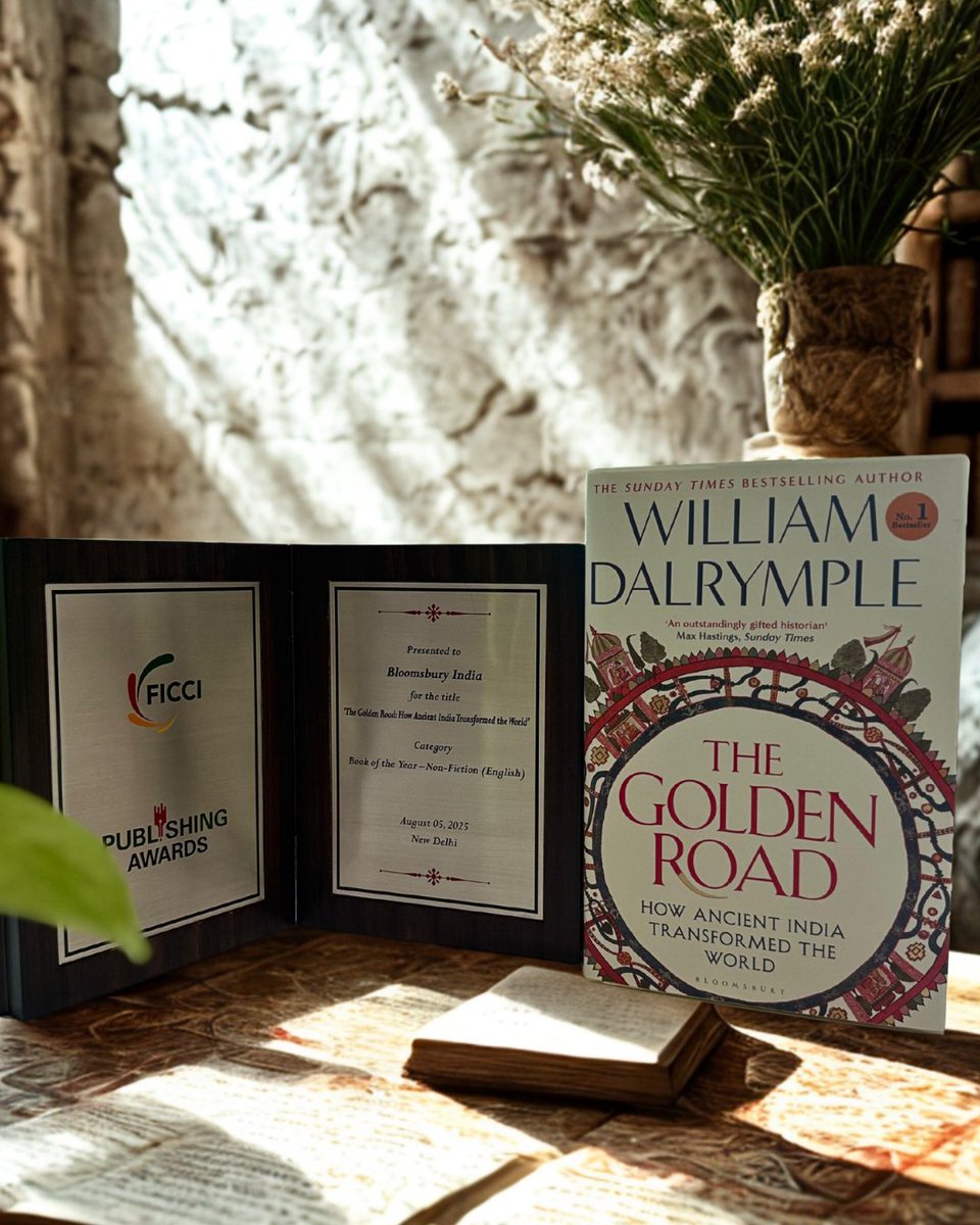 Bloomsbury India (@bloomsburyindia) on Twitter photo We are delighted to announce that The Golden Road has been awarded as the Book of the Year - Non-Fiction (English) at FICCI publishing awards! Huge congratulations to <a href="/DalrympleWill/">William Dalrymple</a>
#BloomsburyIndia #TheGoldenRoad #WilliamDalrymple #FICCI #PublishingAwards We are delighted to announce that The Golden Road has been awarded as the Book of the Year - Non-Fiction (English) at FICCI publishing awards! Huge congratulations to <a href="/DalrympleWill/">William Dalrymple</a>
#BloomsburyIndia #TheGoldenRoad #WilliamDalrymple #FICCI #PublishingAwards