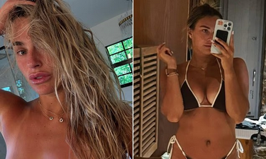 tito_tips's tweet image. Tennis superstar Aryna Sabalenka goes topless in surprise Instagram post after Wimbledon heartbreak