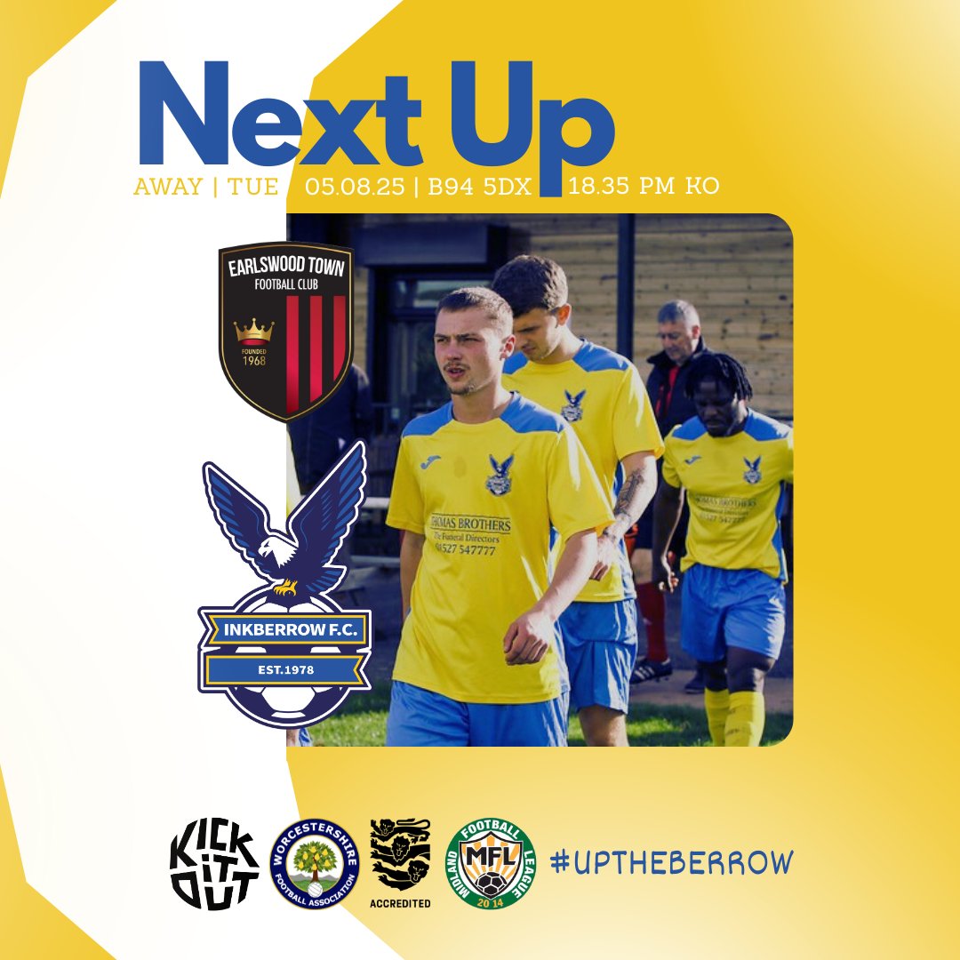 Inkberrow Football Club (@inkberrowfc) on Twitter photo Tonight our MFL team travel to <a href="/ETFC1968/">Earlswood Town FC</a> in what should be an entertaining encounter 🦅 Tonight our MFL team travel to <a href="/ETFC1968/">Earlswood Town FC</a> in what should be an entertaining encounter 🦅