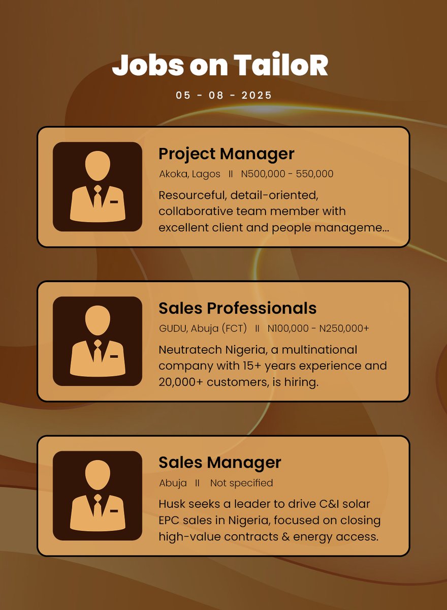 TailoR_AI_'s tweet photo. Tuesday brings fresh listings on TailoR. Whether you are looking for office work or hands-on roles, new options are available.

Get the app: https://t.co/tV851wQYjH
Like or share to reach more people. https://t.co/78oC4YfdR1