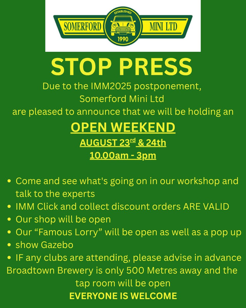 Somerford Mini Ltd (@somerfordmini) on Twitter photo 