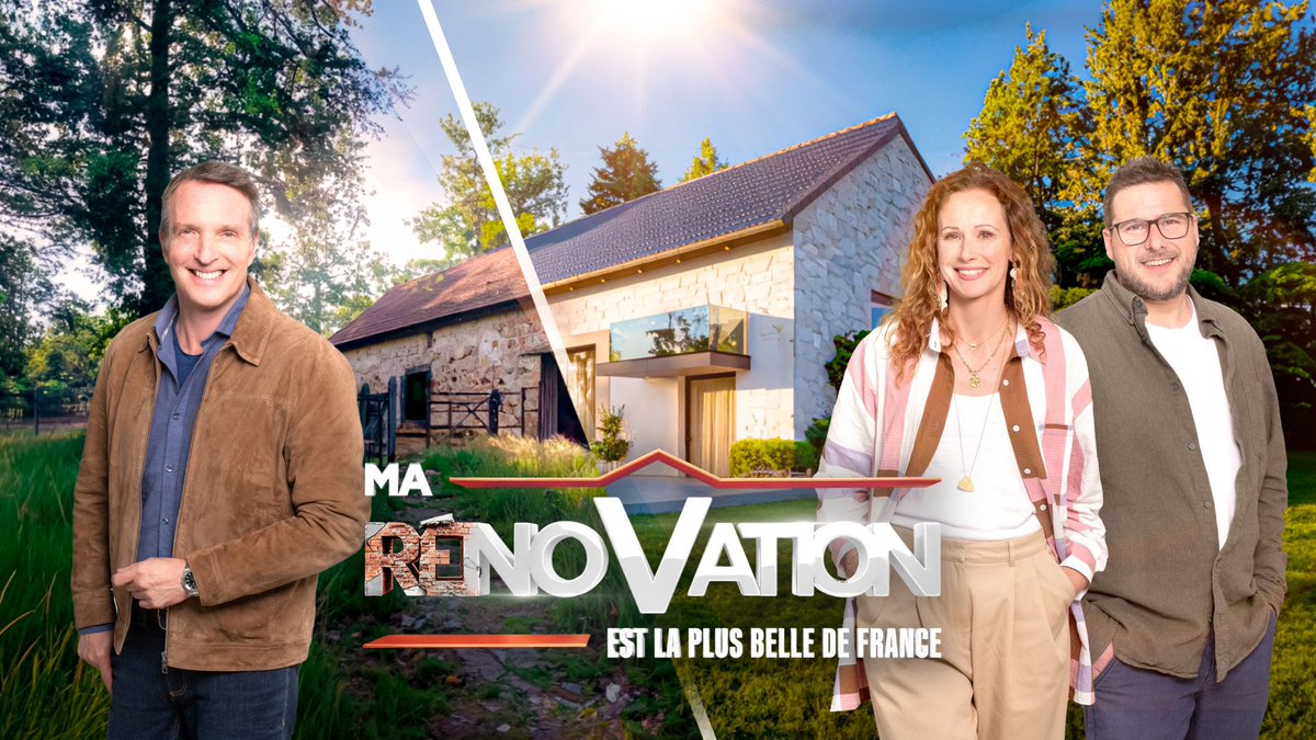 M6pro's tweet photo. #Audiences

🎊Excellent lancement pour MA RENOVATION EST LA PLUS BELLE DE FRANCE
🏅@M6 se classe très large leader auprès des -50 ans

🏚️26% auprès des -50 ans
🏡13% auprès de l’ensemble du public
🚧Jusqu’à 1,9M de téléspectateurs https://t.co/ndn53aqi5a