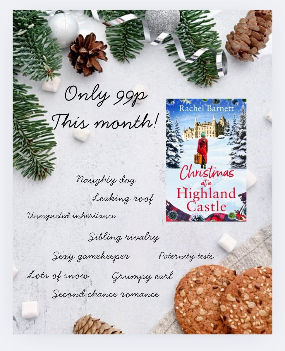 My <a href="/RNAtweets/">Romantic Novelists' Association</a> #tuesnews is that CHRISTMAS AT A HIGHLAND CASTLE is just 99p to download for the whole of August! 🎄☃️🎁☃️🎄
#christmasinaugust #romancebooks #romfic 
amzn.eu/d/9roK7W2