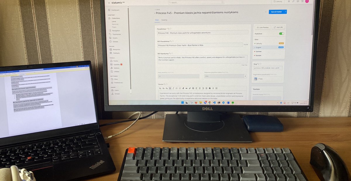 tomasg_dev's tweet image. Dealing with multilanguage content in Statamic is magic ❤️ As simple as it gets.

Can&apos;t wait what improvements #Statamic v6 will bring 😎
