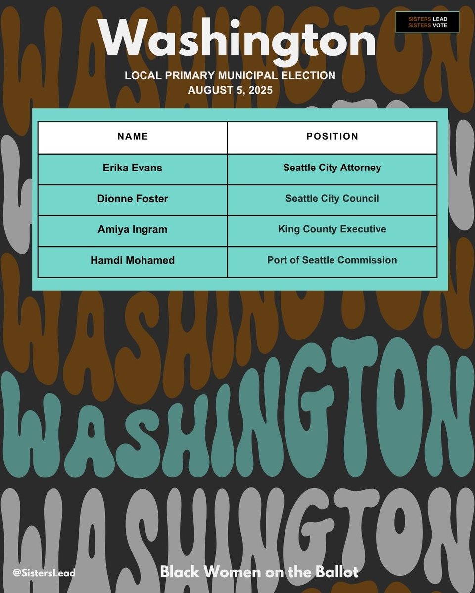 Sisters Lead Sisters Vote tweet media