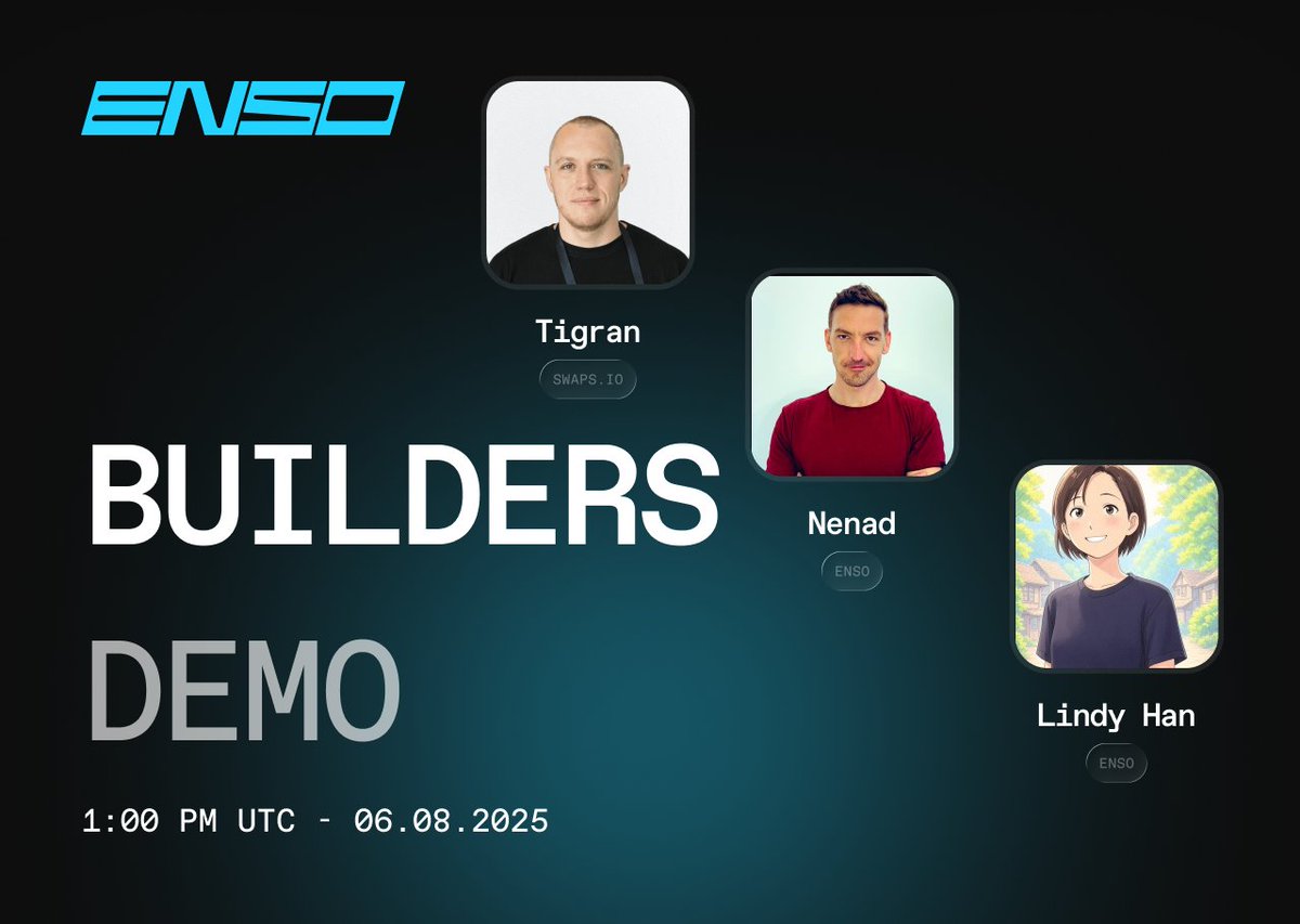 Builders, pay attention 🚨

<a href="/swaps_io/">Swaps.io</a> automated staking, lending, and swapping with a single Shortcut.

Want to see how?
📅 August 6 - 1 PM UTC

The future of DeFi runs on Shortcuts. Don’t miss it.
x.com/i/broadcasts/1…