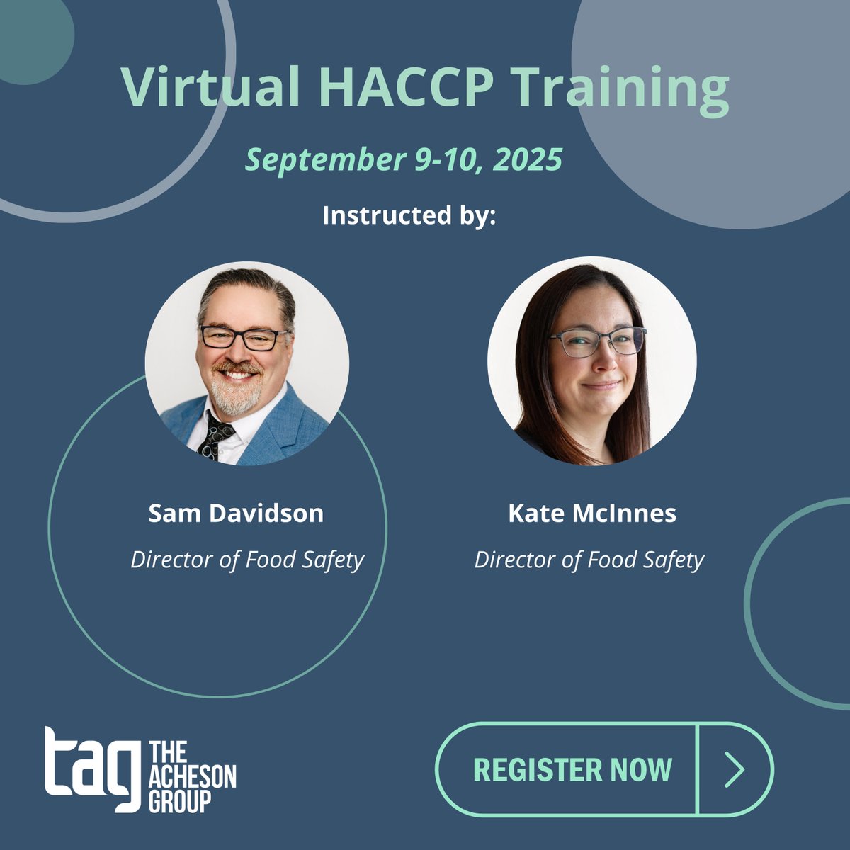 The Acheson Group (@theachesongroup) on Twitter photo #HACCP is a globally recognized #foodsafety system designed to prevent contamination & ensure compliance and is required across the entire food industry. Spots are open for our virtual September session of HACCP #training. Email Megan.Keida@AchesonGroup.com to reserve your seat! #HACCP is a globally recognized #foodsafety system designed to prevent contamination & ensure compliance and is required across the entire food industry. Spots are open for our virtual September session of HACCP #training. Email Megan.Keida@AchesonGroup.com to reserve your seat!