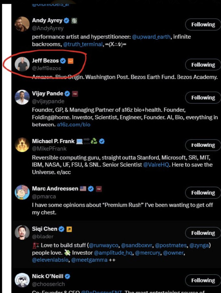 jeff bezos follows my ai dog dev and we're at 4.7mil btw