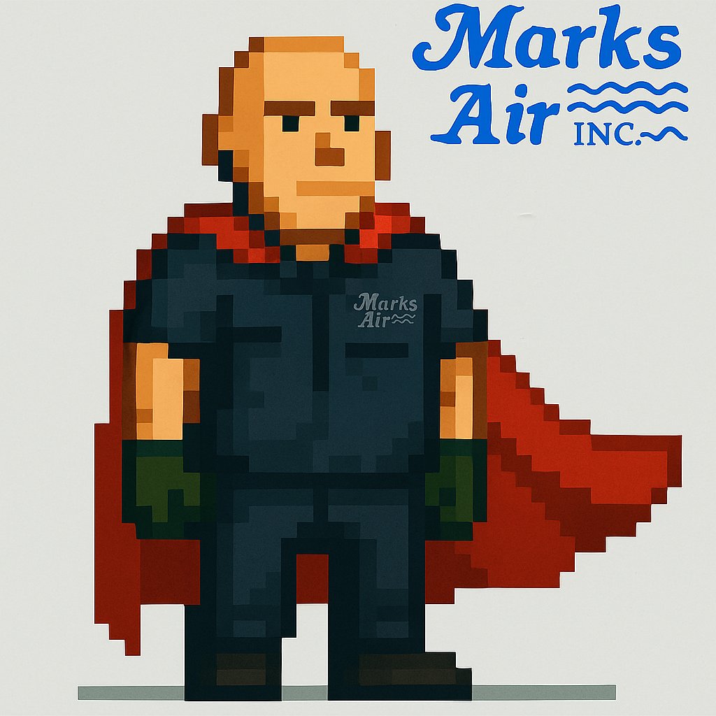 MarksAirInc's tweet photo. In a world where AC stops working… and drivers sweat through their shirts…
One hero answers the call…
The Auto AC Superheroes..... Marks Air!!!
813-988-1671
#marksair #KeepingYouCool #coolandfair 😎#tampalocalbusiness #bayareabusiness #staycool #acsuperheroes #ChatGPT https://t.co/VUftMFySmv