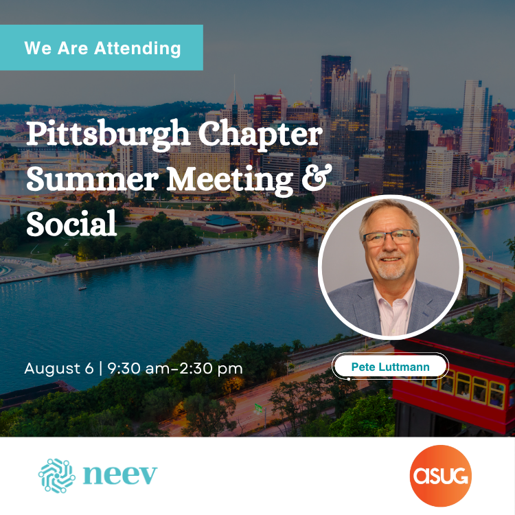 NeevData's tweet image. 📍 Next Stop: Pittsburgh!
Looking forward to another day of impactful conversations and innovation-driven networking! If you’ll be there, let’s connect. meetings.hubspot.com/pluttmann/intr… 

#ASUGPittsburgh #SAPEvents #S4HANA #DataArchiving #DigitalTransformation #SAPCommunity #NeevData