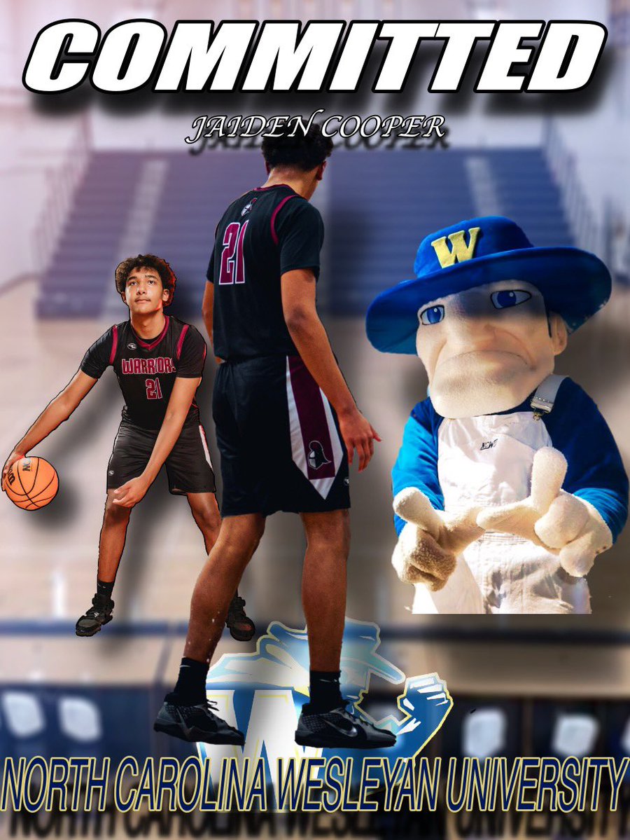 Jaiden Cooper (@jaicoop21) on Twitter photo Thank you to everyone that has been a part of my journey. <a href="/_Coach_Thompson/">John Thompson</a> and <a href="/Coach_Dorfman/">Garrett Dorfman</a> thank you for believing in me. Iโm truly grateful for this opportunity. Go Bishops ๐๐ <a href="/ncwumbb/">North Carolina Wesleyan University Menโs Hoops</a> <a href="/LWCSWarriors/">Living Water Christian School</a> <a href="/TreverHardin1/">Trever Hardin</a> <a href="/CoachTaylor252/">Eastern Carolina Phenomz</a> Graphic: <a href="/bokoebbe1/">Bo Koebbe</a> Thank you to everyone that has been a part of my journey. <a href="/_Coach_Thompson/">John Thompson</a> and <a href="/Coach_Dorfman/">Garrett Dorfman</a> thank you for believing in me. Iโm truly grateful for this opportunity. Go Bishops ๐๐ <a href="/ncwumbb/">North Carolina Wesleyan University Menโs Hoops</a> <a href="/LWCSWarriors/">Living Water Christian School</a> <a href="/TreverHardin1/">Trever Hardin</a> <a href="/CoachTaylor252/">Eastern Carolina Phenomz</a> Graphic: <a href="/bokoebbe1/">Bo Koebbe</a>