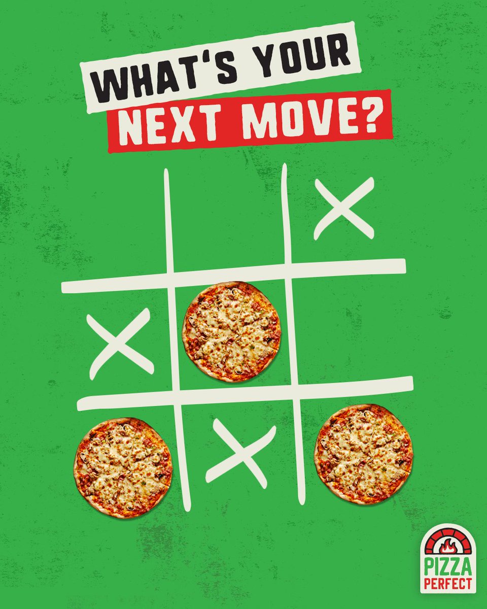 PizzaPerfectza's tweet image. X’s and O’s but #PizzaPerfect is always a winner 🏆🍕