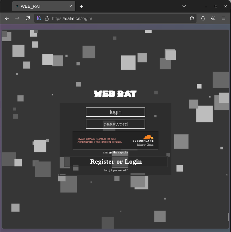 SalatStealer (aka WEB_RAT)  is on the rise 📈, heavily dropped by Amadey  📥

Malware sample:
📄bazaar.abuse.ch/sample/8b94f5f…

Admin Panel:
📡https://salat .cn/login/ (Cloudflare 🇺🇸)

Gihub repository ➡️"importantfiles":
🗜️github.com/webr-at/import…