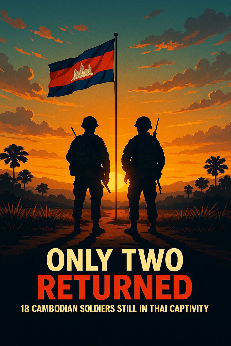 kdramasfilm's tweet image. It’s already been a week, what’s taking Thailand so long to release our soldiers??

FREE OUR BRAVE SOLDIERS 
#CambodianVoiceMatters