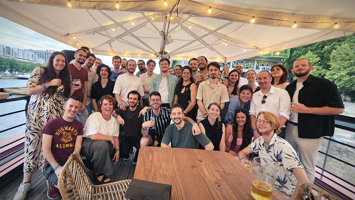 The Playrion crew set sail on a barge on the Seine to celebrate the launch of our latest updates for Airport Simulator and Airlines Manager, and to kick off the summer break.

Great people, nice weather and Paris' beauty – an unforgettable night! ✨🚤🌇