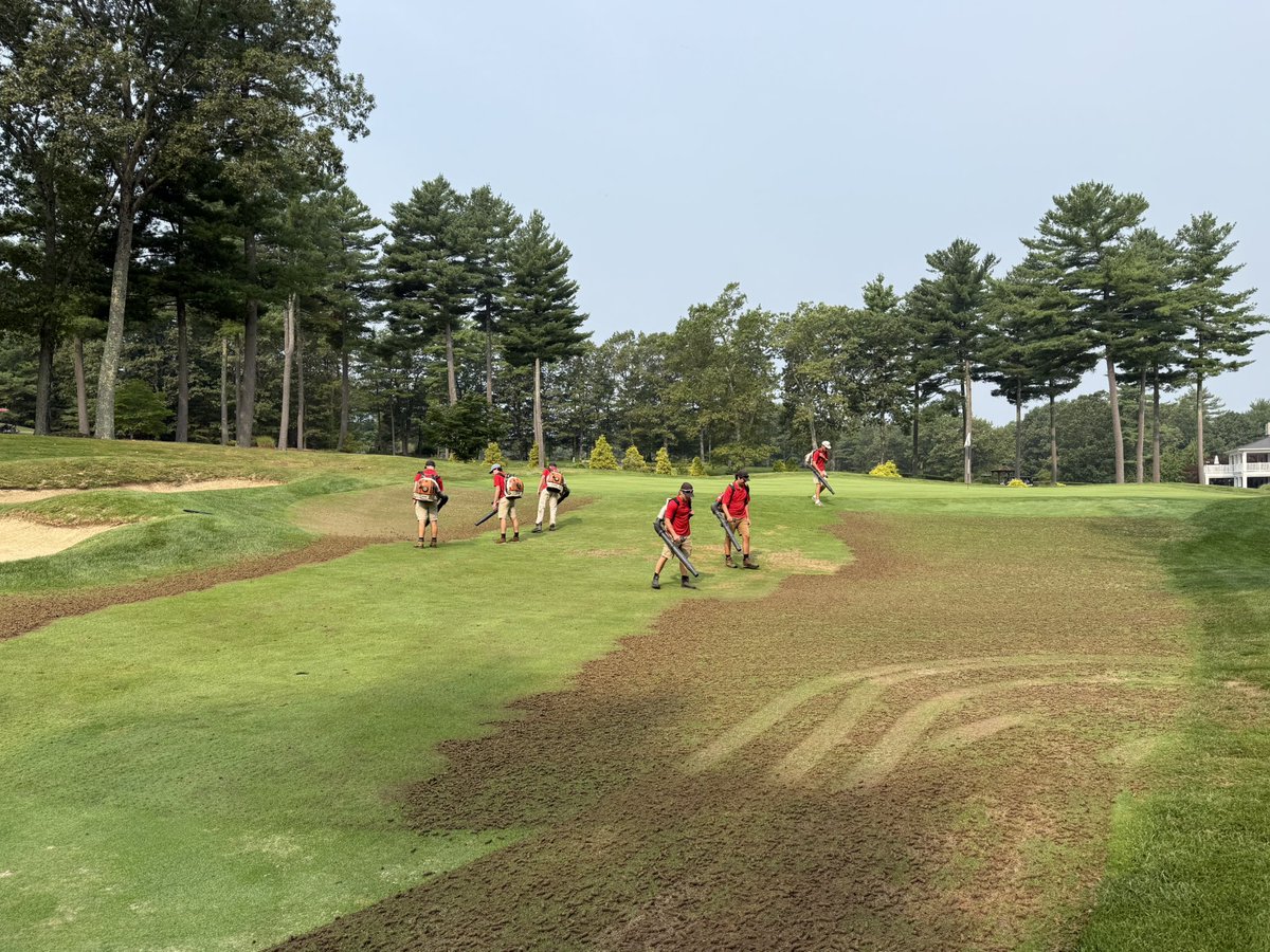 The boys are getting dirty today!