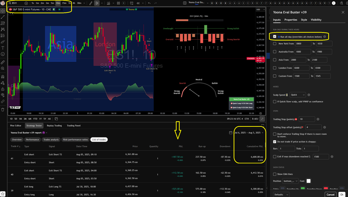 $ES is on a 13-0 winning streak (8-0 this week)

fully-automated futures and crypto trading, what are you waiting for? 

stop daydreaming

your personal algo is doing all the work, you're not even doing anything

whop.com/yoona

$NQ $SPY $QQQ