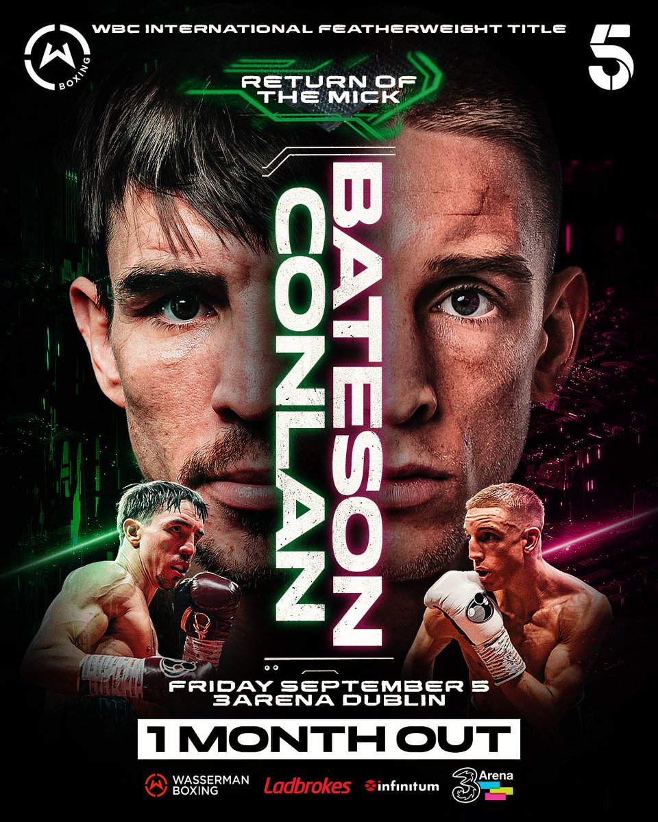 Wasserman Boxing (@wassermanboxing) on Twitter photo ๐ข๐ก๐ ๐ ๐ข๐ก๐ง๐ ๐ข๐จ๐ง ๐จ
<a href="/mickconlan11/">Michael Conlan</a> and Jack Bateson clash in Dublin ๐
Get your tickets: tinyurl.com/Returnofthemick ๐
<a href="/Ladbrokes/">Ladbrokes</a> | <a href="/SauerlandBros/">Kalle & Nisse Sauerland</a> | <a href="/Channel5Sport/">Channel 5 Sport</a> | <a href="/InfinitumEnt/">InfinitumEntertainment</a> | #ReturnOfTheMick ๐ข๐ก๐ ๐ ๐ข๐ก๐ง๐ ๐ข๐จ๐ง ๐จ
<a href="/mickconlan11/">Michael Conlan</a> and Jack Bateson clash in Dublin ๐
Get your tickets: tinyurl.com/Returnofthemick ๐
<a href="/Ladbrokes/">Ladbrokes</a> | <a href="/SauerlandBros/">Kalle & Nisse Sauerland</a> | <a href="/Channel5Sport/">Channel 5 Sport</a> | <a href="/InfinitumEnt/">InfinitumEntertainment</a> | #ReturnOfTheMick