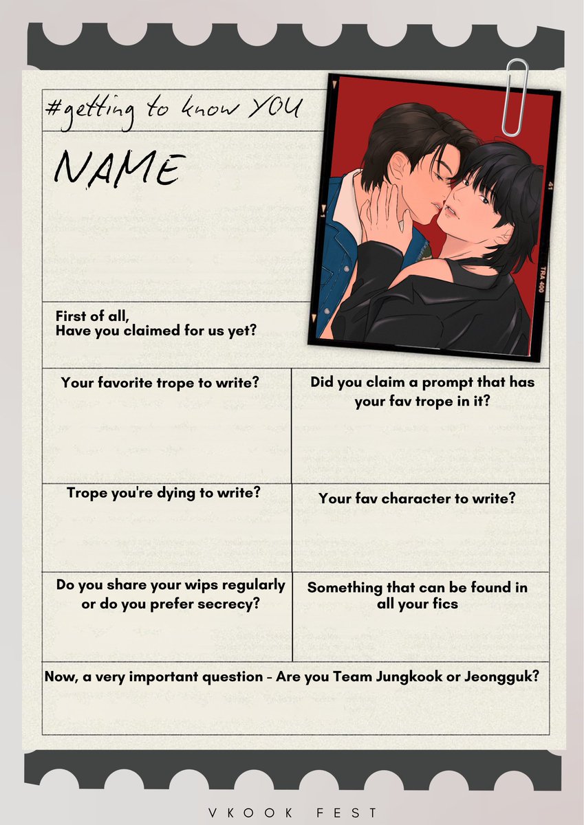 We've got an amazing number of claims, so here's a 'Getting to Know You - Writers Edition' 💖

Writers, please answer the questions and quote with a filled template so we can get to know you🥹🤎🤎🤎🤎
