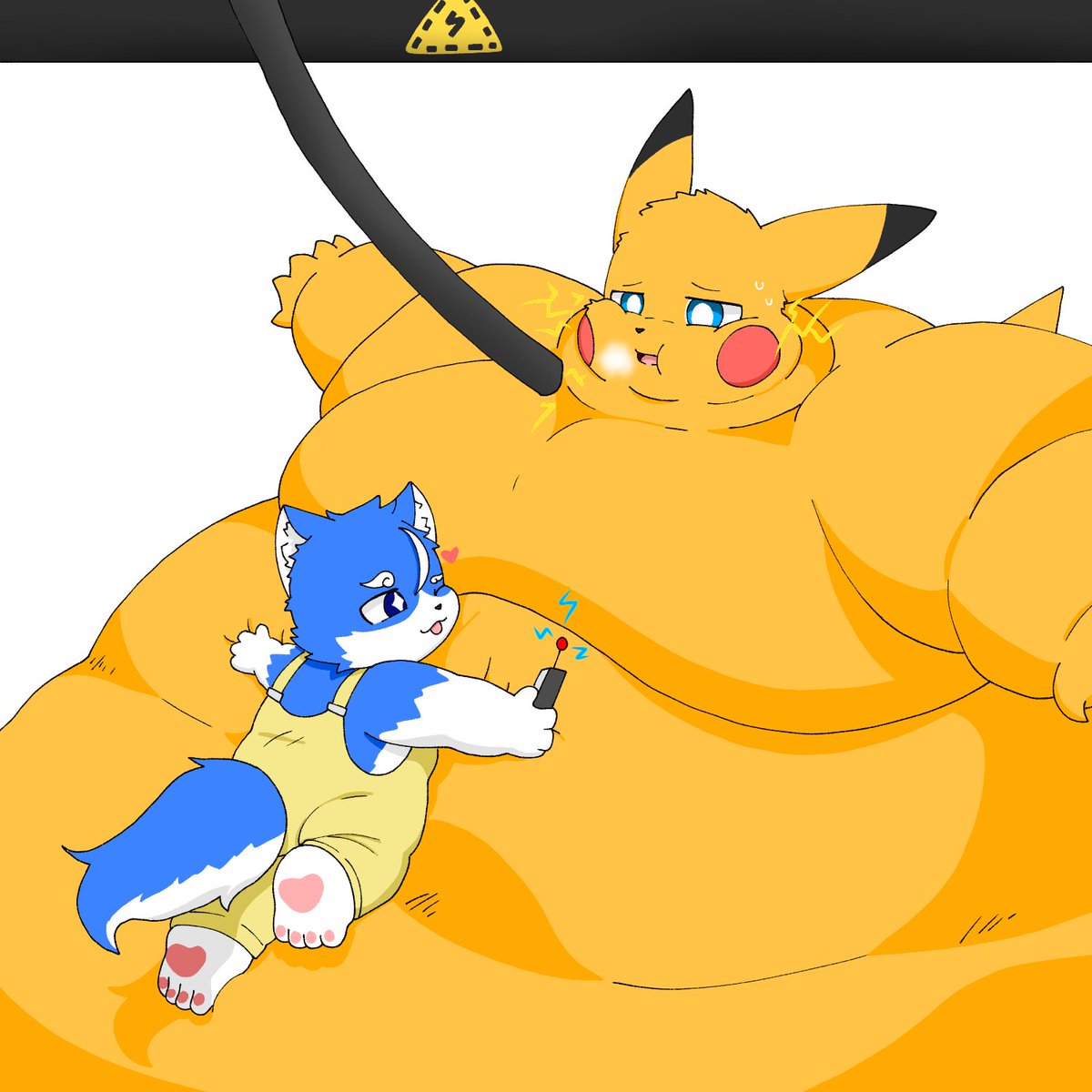 Electric is powers⚡
Oc by <a href="/a_curbe/">阿庫(AKU)</a>