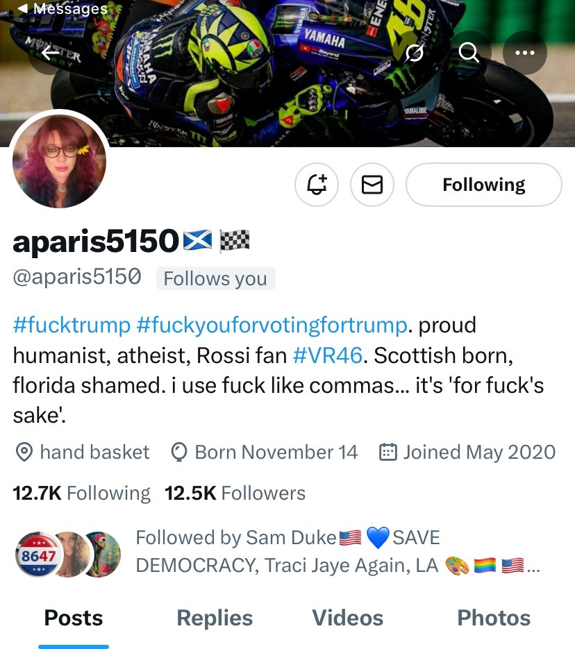 Sinfulskin (@sinfulskin2) on Twitter photo FAM, I posted this Resister account earlier with the incorrect link. Please consider helping our friend grow.
<a href="/aparis5150/">aparis5150🏴🏁</a>
🇺🇸🌊🙏🏾✌️🏾💙 FAM, I posted this Resister account earlier with the incorrect link. Please consider helping our friend grow.
<a href="/aparis5150/">aparis5150🏴🏁</a>
🇺🇸🌊🙏🏾✌️🏾💙