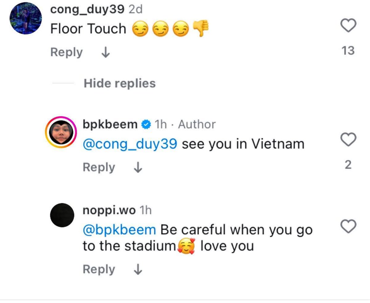 ขอประนามโคชเวียดนามที่เปิดประเด็นแย่ๆ แฟนวอลเล่ย์บอลชาวเวียดนามที่คุกคามนักกีฬา และเรียกร้องสมาคมแอคชั่นประเด็นนี้เพื่อความปลอดภัย นกฬ. #วอลเลย์บอลหญิง
#เวียดนามคุกคามนักกีฬา
#บีมโดนคุกคาม