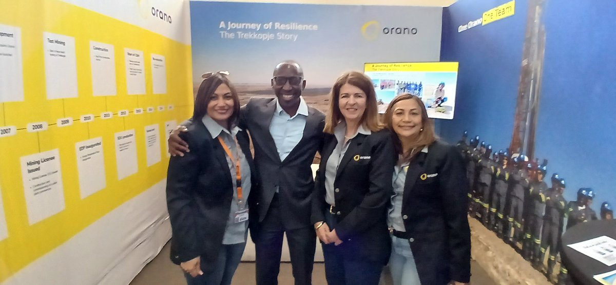 Meeting old friends at Mining Expo 2025. 
<a href="/CoMinesNamibia/">Chamber of Mines of Namibia</a>