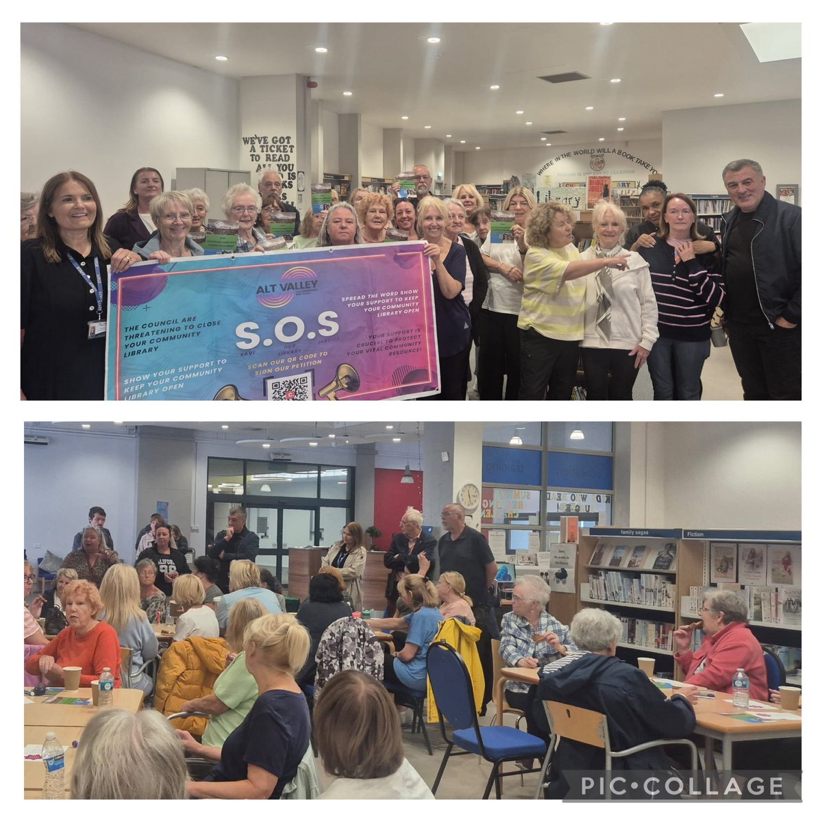 Today I joined the demo at <a href="/MACDovecot/">DovecotMAC</a> to help save this vital community library from closure due to withheld council funding.

<a href="/liamrobinson24/">Liam Robinson</a> &amp; the leadership team must meet with <a href="/AVCT/">Alt Valley Community Trust</a> and fix this.

I won’t stand by while political decisions destroy community resources in West