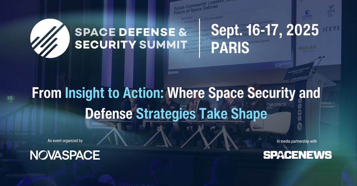 SpaceNews (@spacenews_inc) on Twitter photo This September, Paris becomes the strategic hub for the global space industry. As a proud
Media Partner of <a href="/Novaspace/">Annika Ludvigsson</a> Summits, SpaceNews invites you to take part in the Space
Defense & Security Summit.
The 2025 edition will bring together top government, military, and industry This September, Paris becomes the strategic hub for the global space industry. As a proud
Media Partner of <a href="/Novaspace/">Annika Ludvigsson</a> Summits, SpaceNews invites you to take part in the Space
Defense & Security Summit.
The 2025 edition will bring together top government, military, and industry